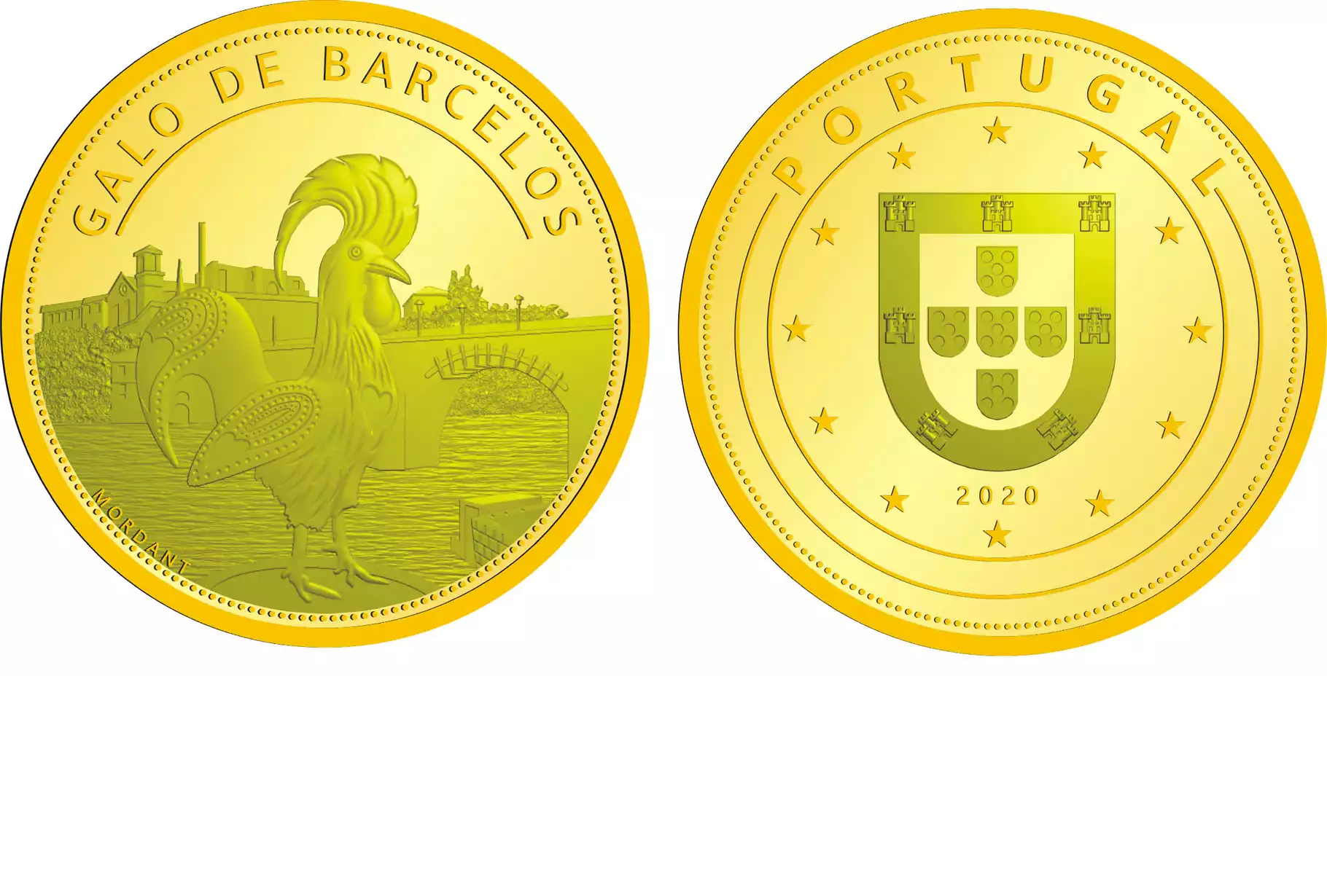 Médaille souvenir "Galo de Barcelos"