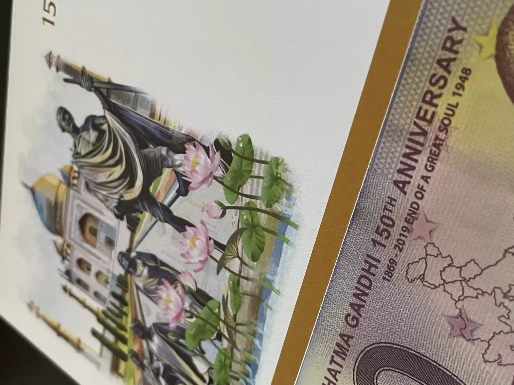 Official Euro Souvenir Cover - Mahatma Gandhi