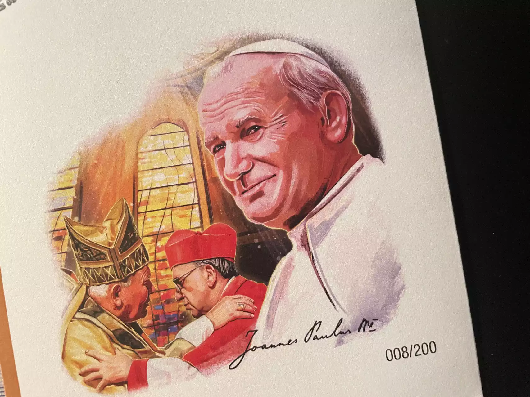 Official Euro Souvenir Cover - Pope John Paul II