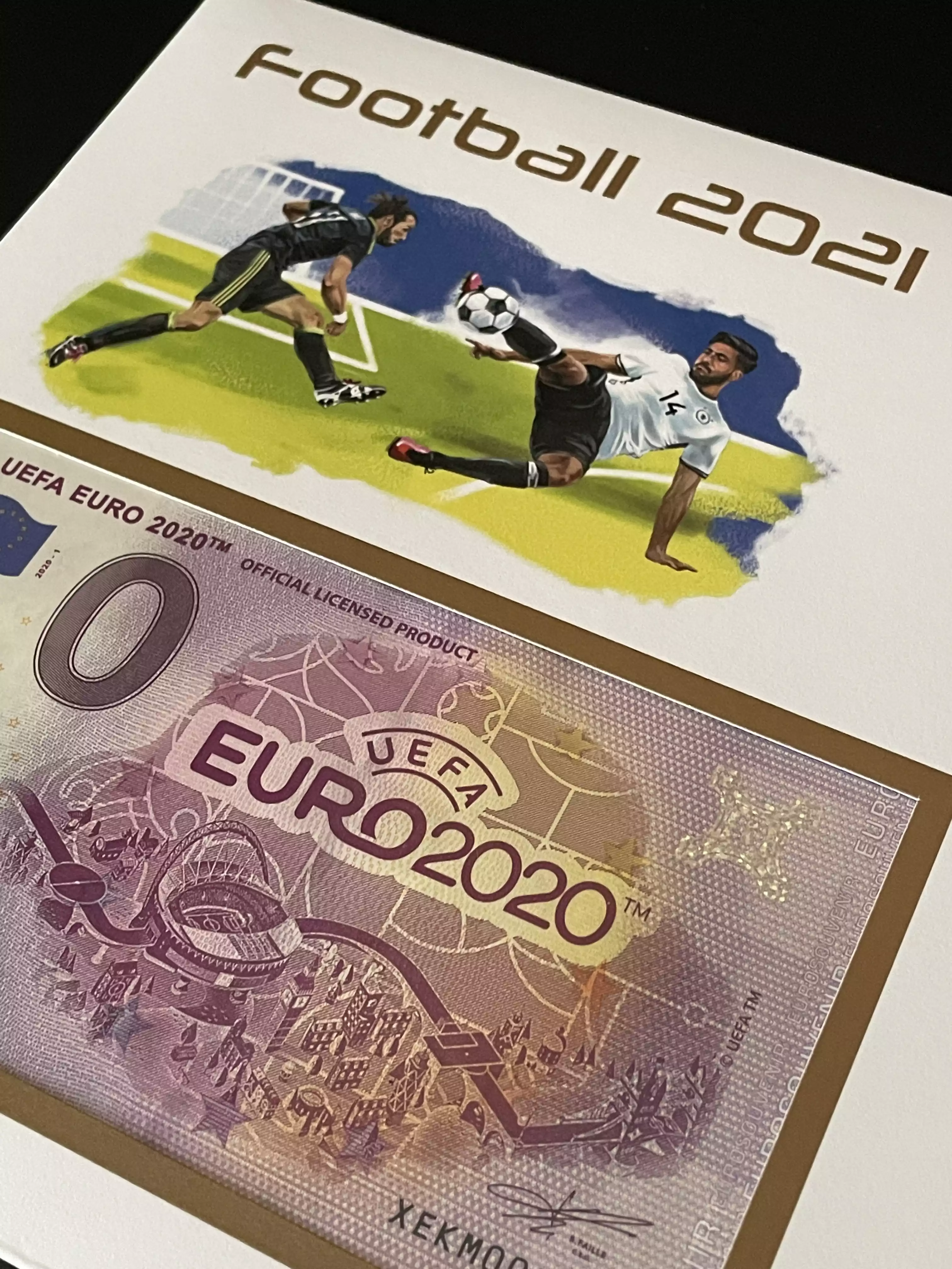 Official Euro Souvenir Cover - Football 2021