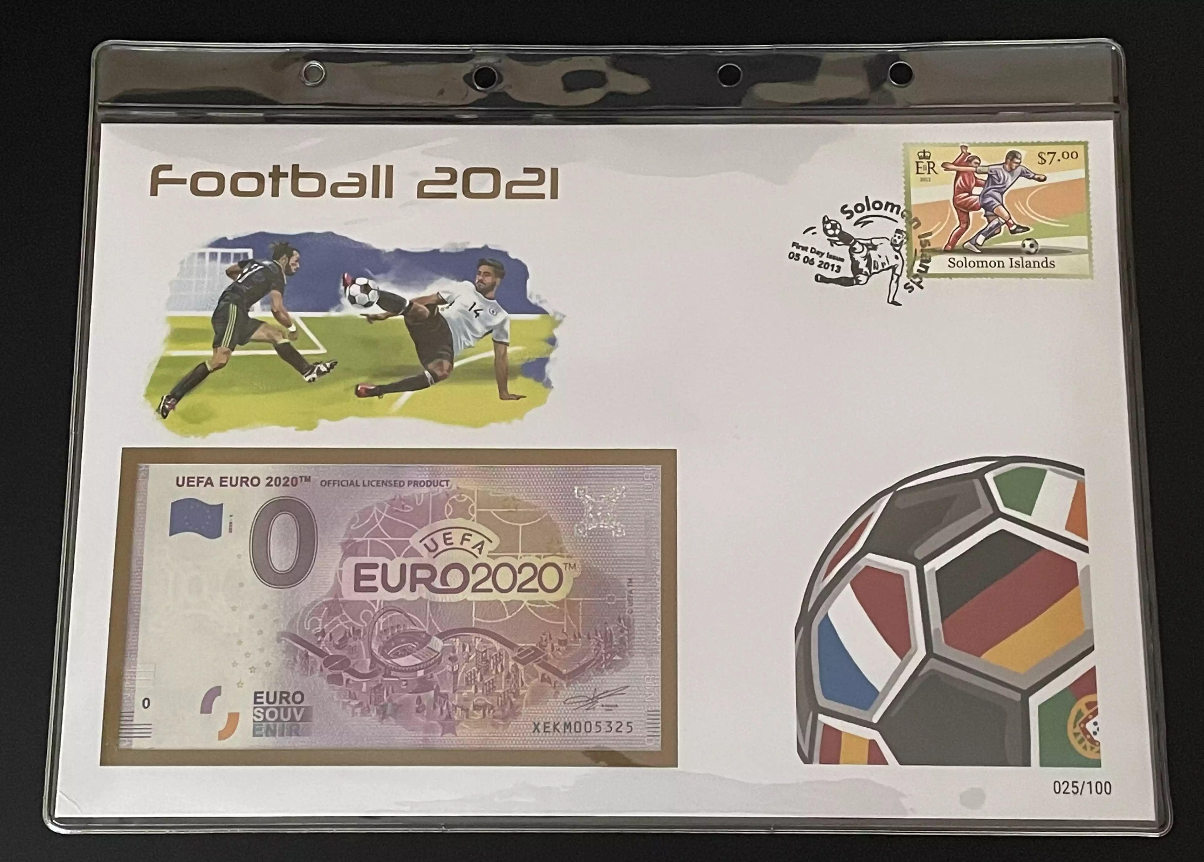 Official Euro Souvenir Cover - Football 2021