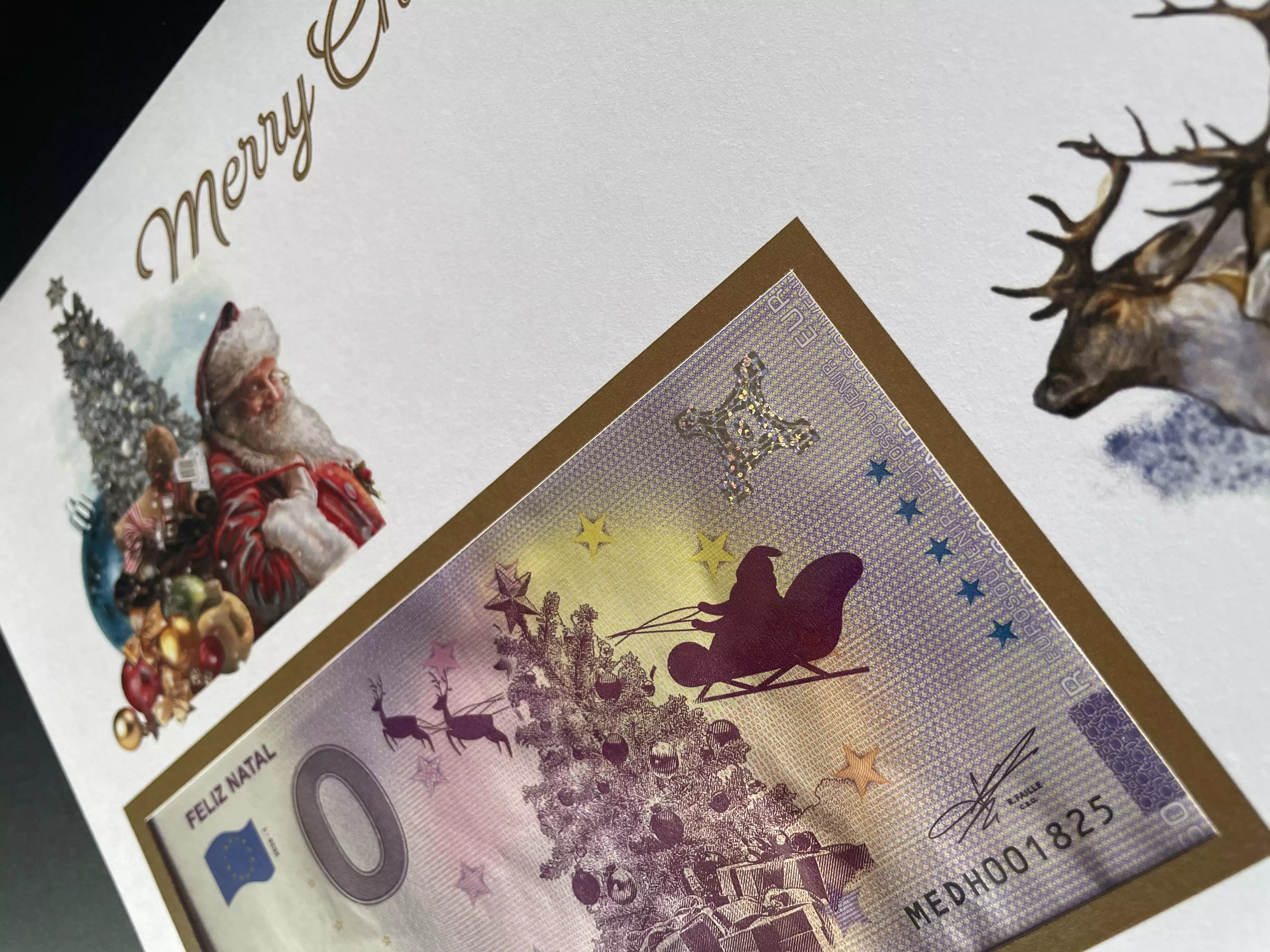 Official Euro Souvenir Cover - Merry Christmas