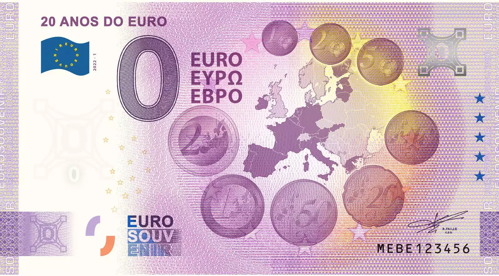 20 anos do Euro