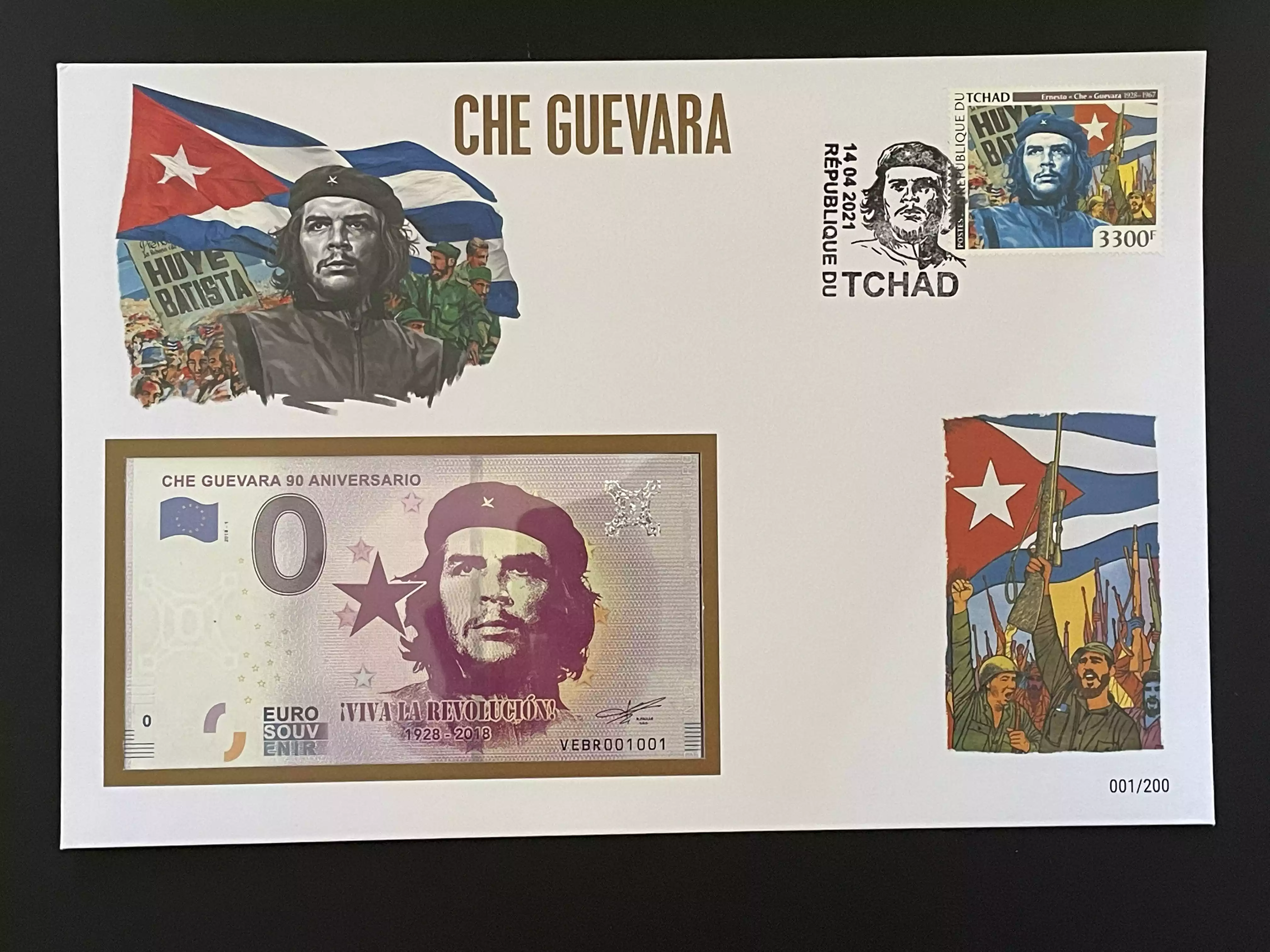 Official Euro Souvenir Cover - Che Guevara