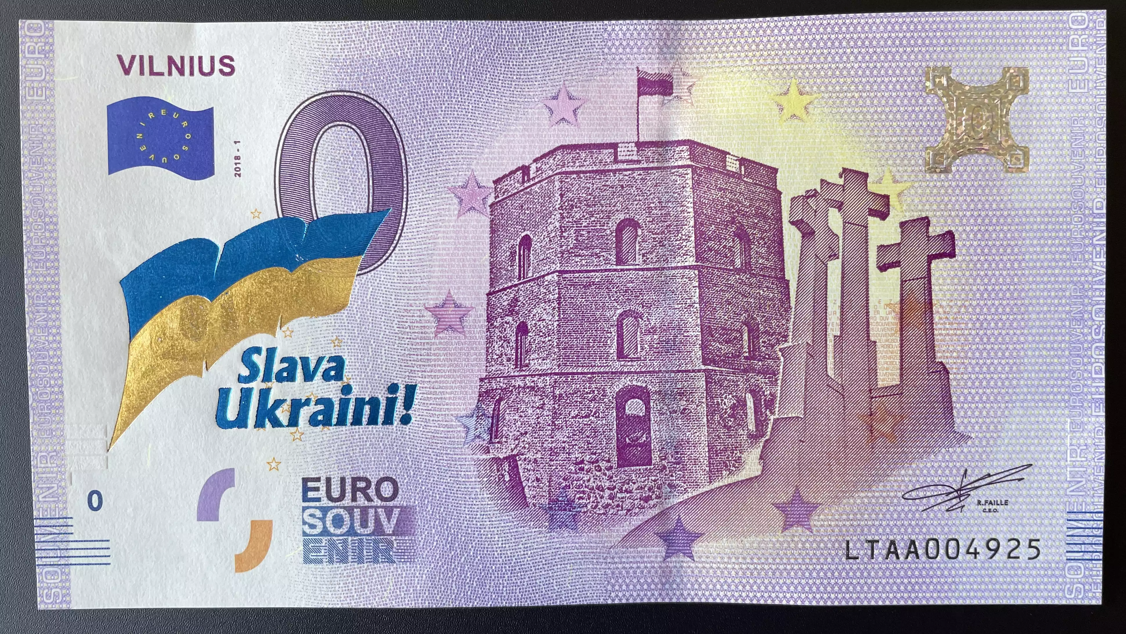 Vilnius doré SLAVA UKRAINI!
