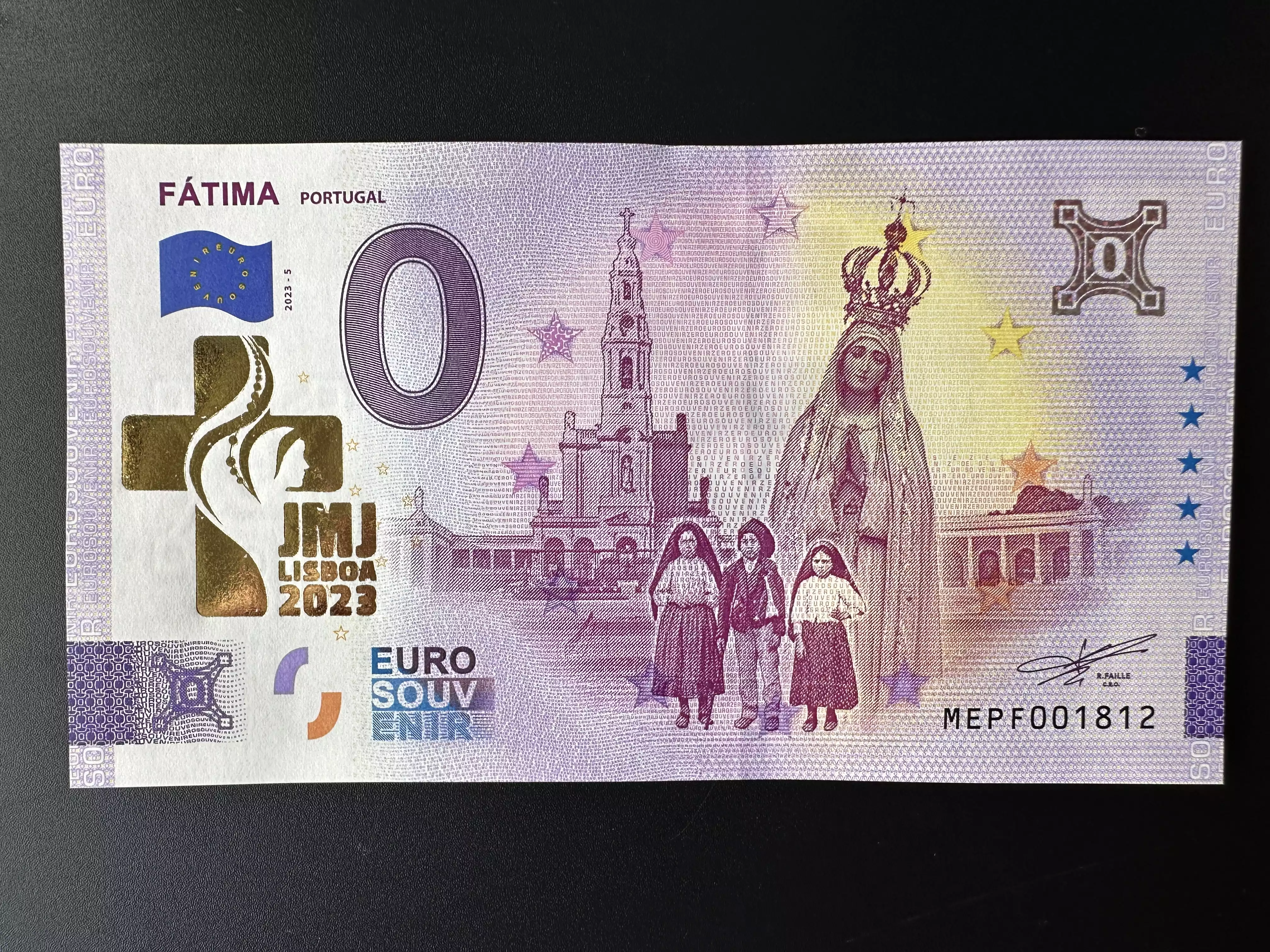 Fátima Gold " JMJ LISBOA 2023 "