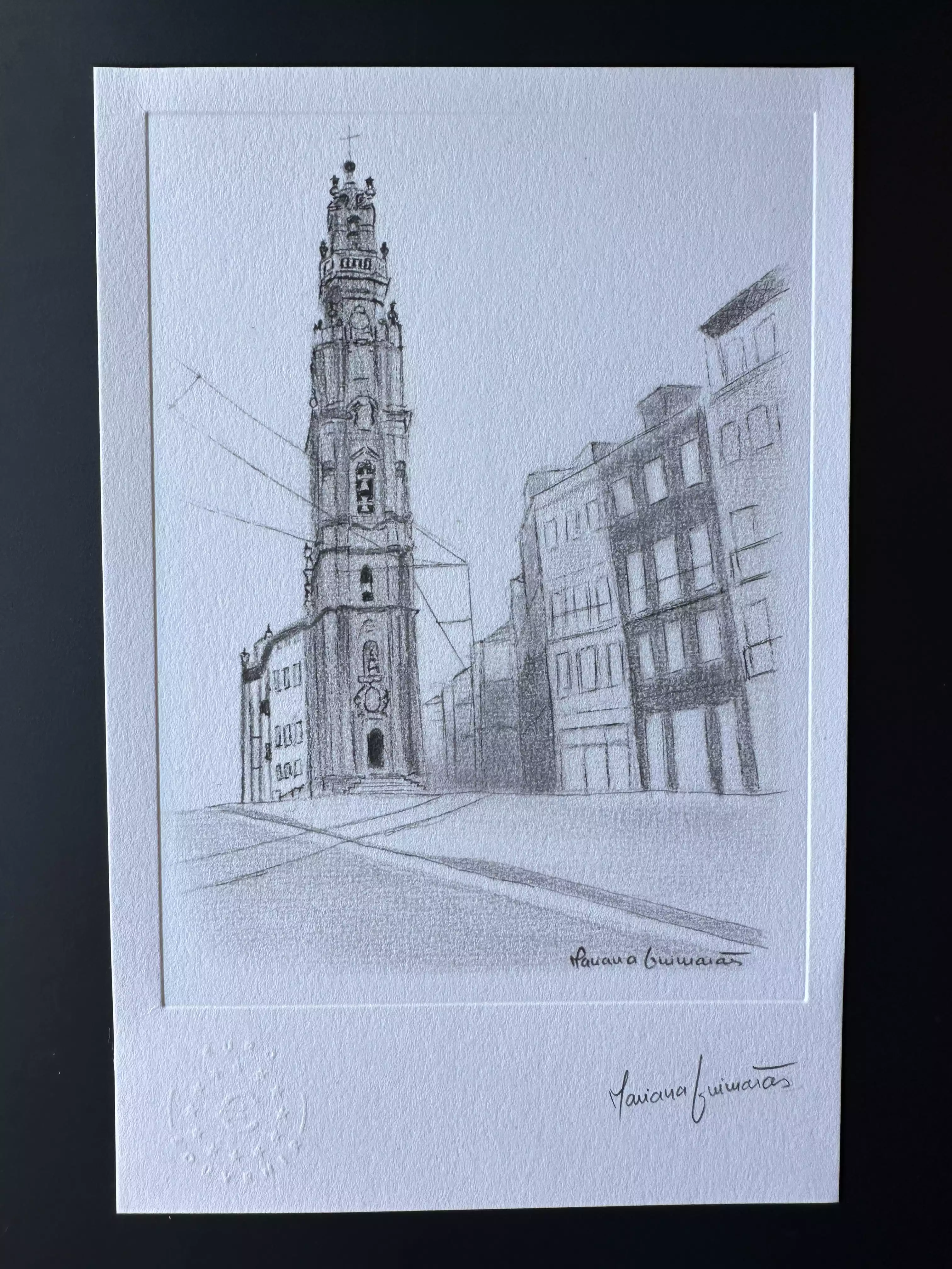 Epreuve d'artiste "Torre dos Clérigos"