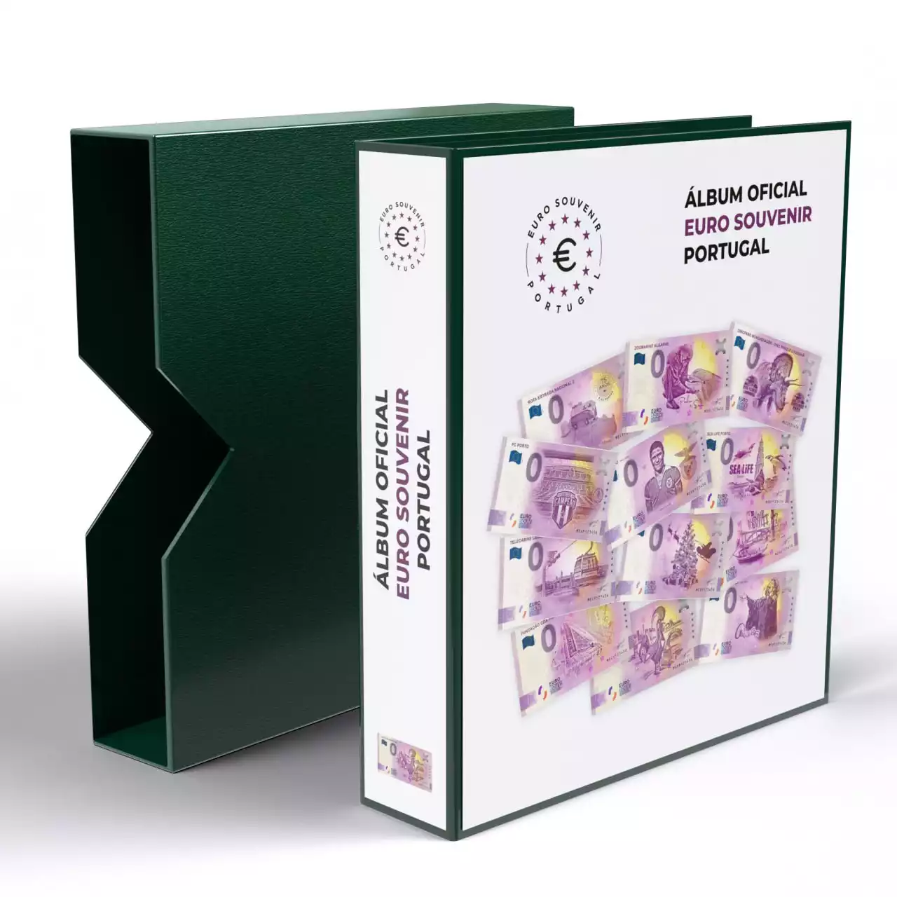 ABAFIL Album vide pour les billets 0 € Souvenir Portugal avec boitier