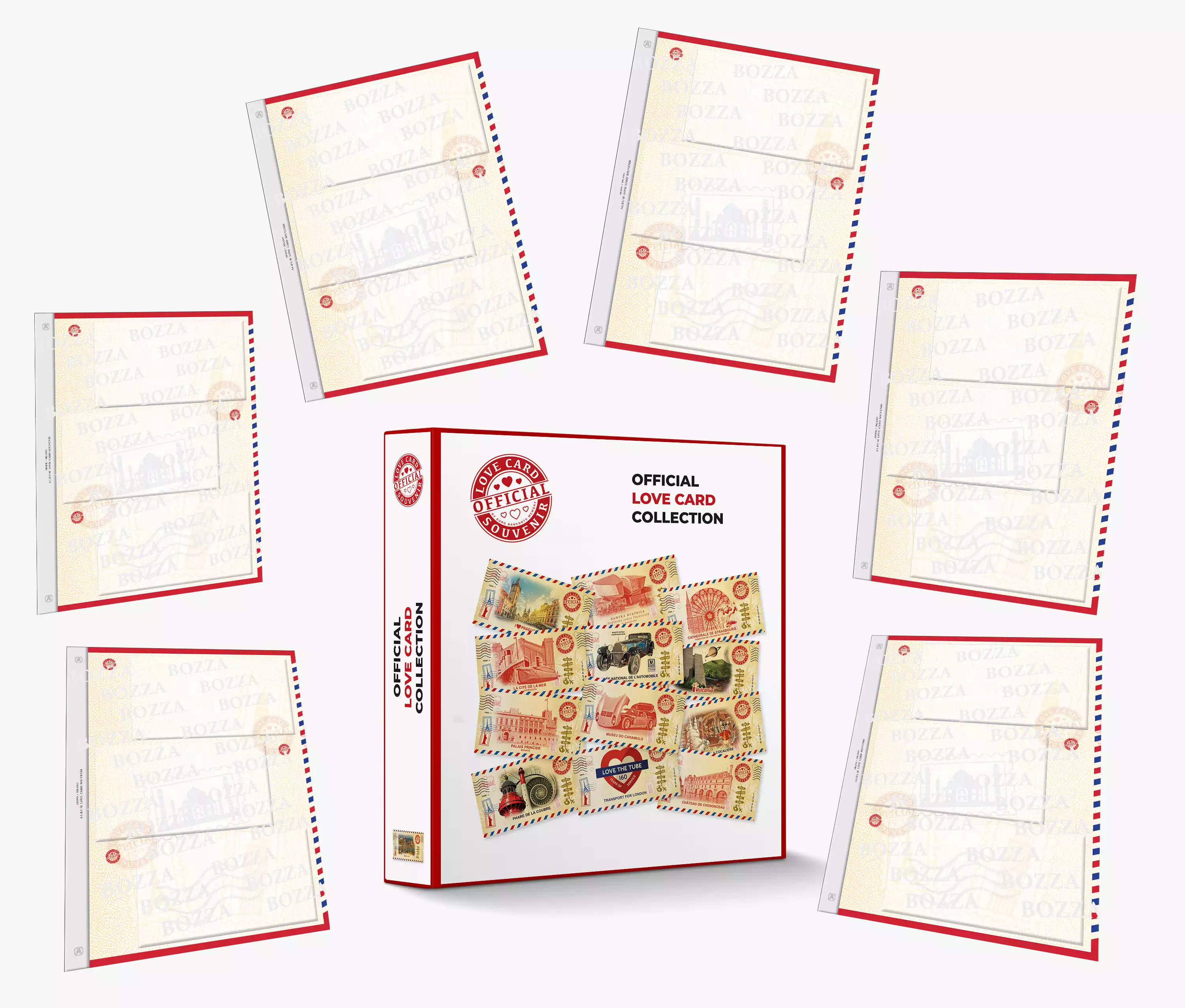 ABAFIL Album + 70 feuilles neutres pour Love Card
