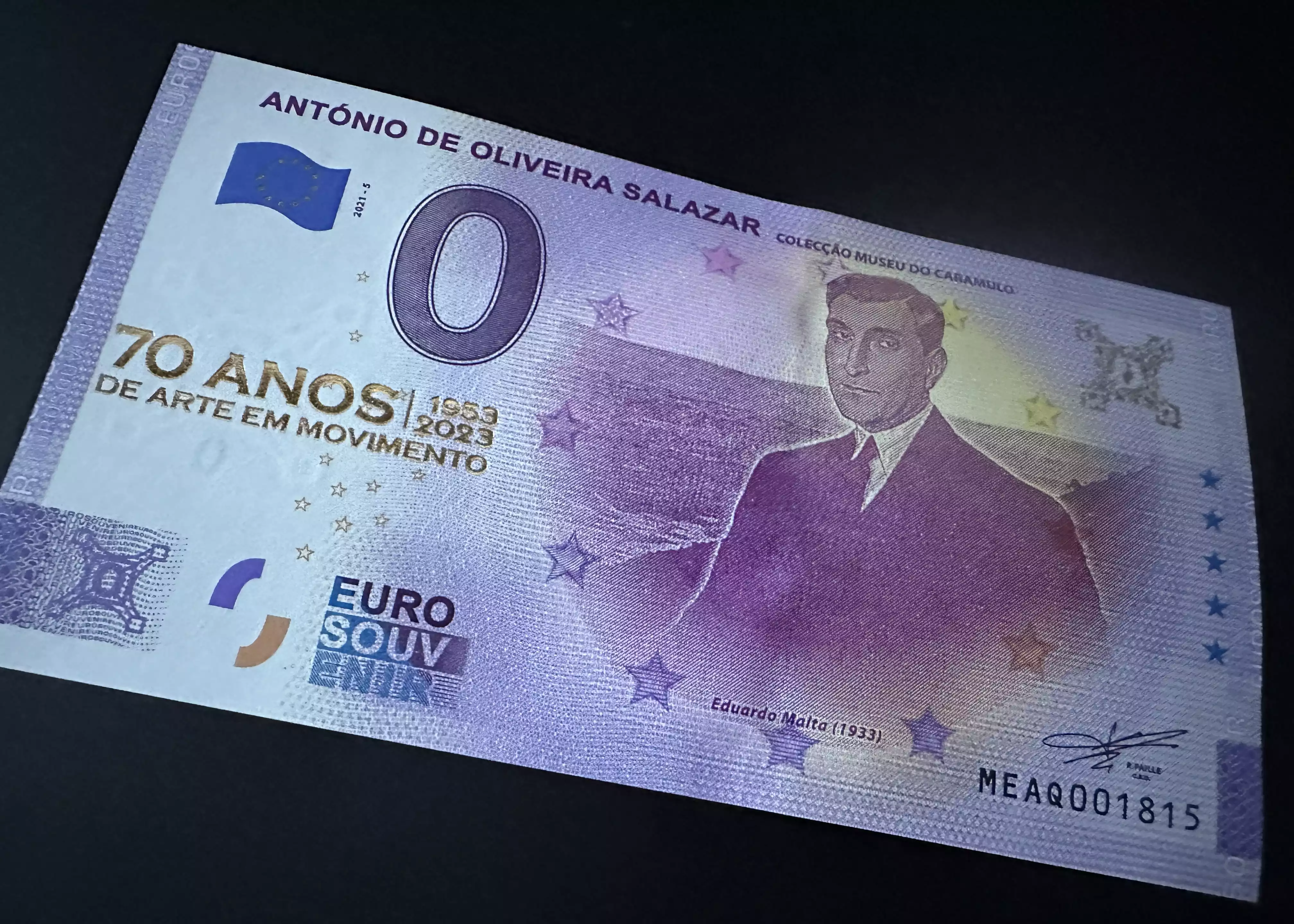 Antonio de Oliveira Salazar "Gold 70 anos Museu do Caramulo"