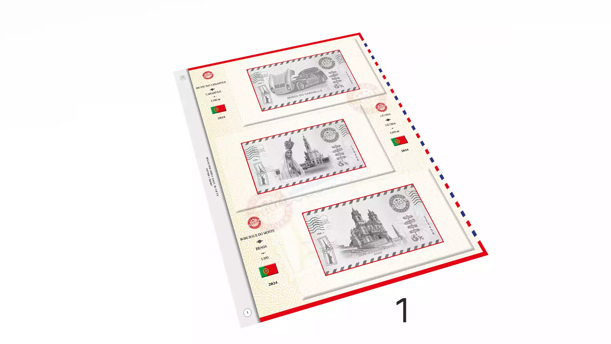 ABAFIL 1 feuille (2023 + 1/2024) pour Love Card Portugal