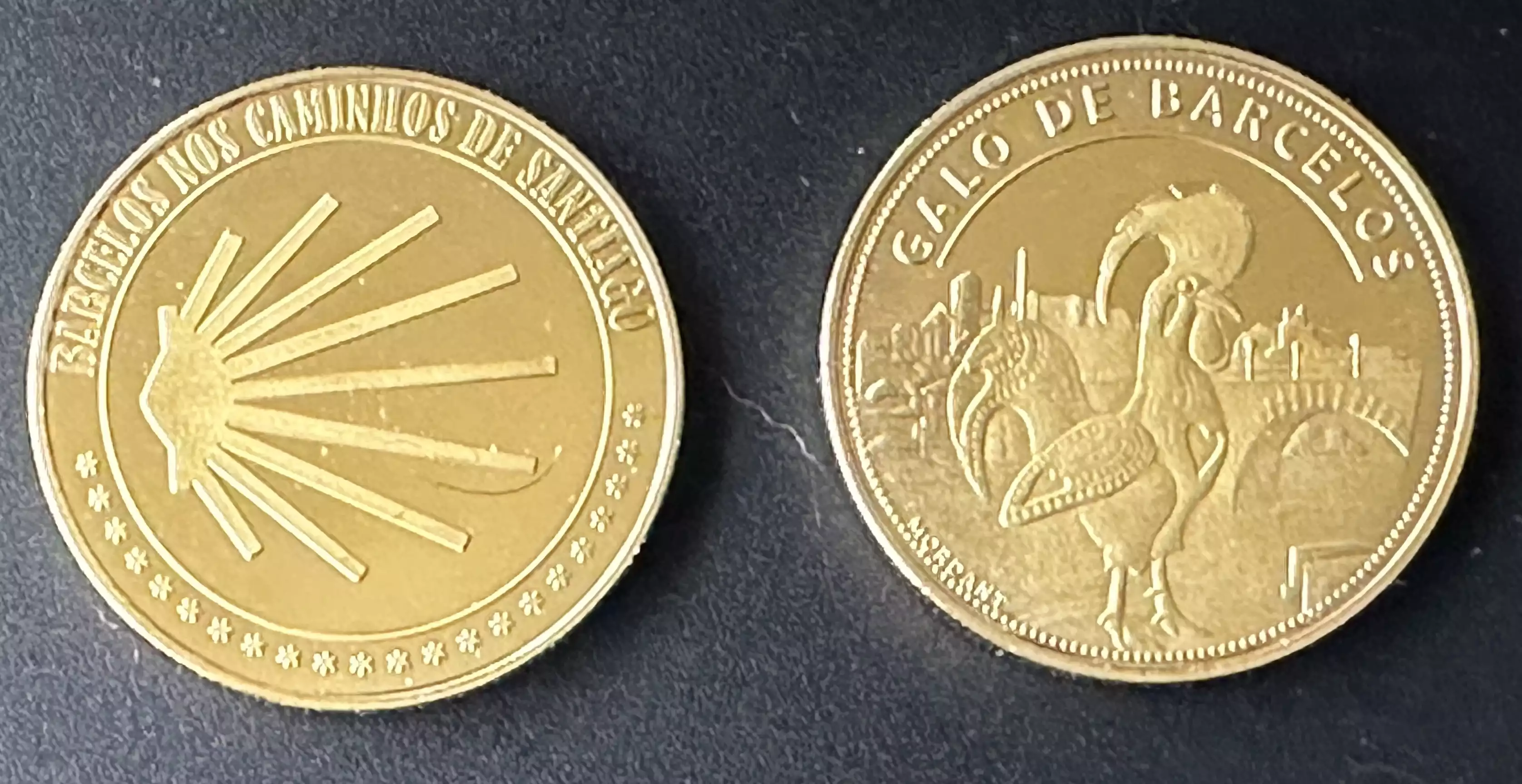 Médaille souvenir "Barcelos - Galo & Caminhos de Santiago"