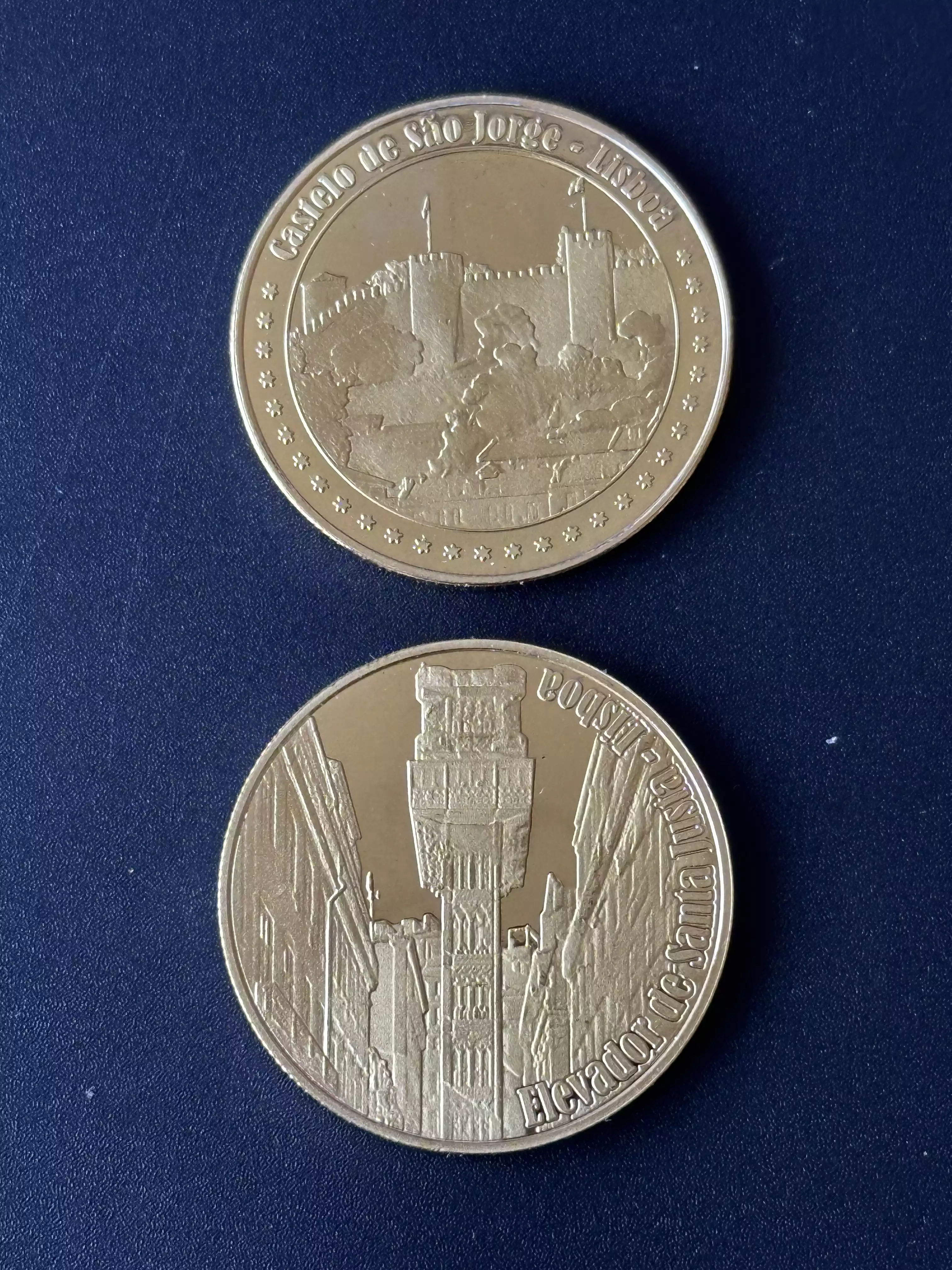 Médaille souvenir "Castelo de S. Jorge - Elevador de Santa Justa Lisboa"